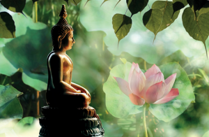 Bodhi ağacı - Aydınlanan Buda Heykeli