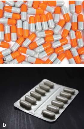 Görsel 1.42 Rekombinant DNA teknolojisi ile üretilen antibiyotik ve hormon tabletleri