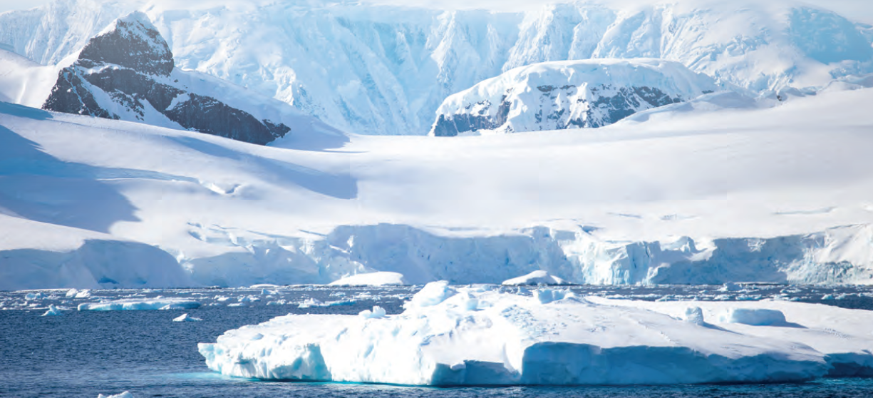 Görsel 1.61 Kutup bölgelerinde bitki örtüsü bulunmaz (Antarktika).