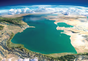 Görsel 1.70 Hazar Gölü'ne ait uydu görüntüsü