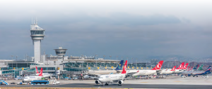 Görsel 3.8 Avrupa’nın en önemli havalimanlarından biri olan Atatürk Havalimanı (İstanbul - Türkiye)