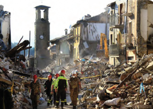 Görsel 4.6 Amatrice (Emetris) depremi (24 Ağustos 2016 - İtalya)
