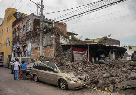 Görsel 4.8 Mexico City depremi (20 Eylül 2017 - Meksika)