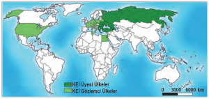 Harita 3.16 Karadeniz Ekonomik İşbirliği örgütü üyesi ülkeler