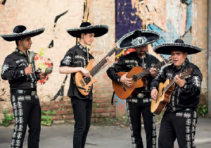 Görsel 3.13 Meksikalı müzisyenler