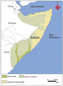 Harita 3.12 Somali’de arazi kullanımı